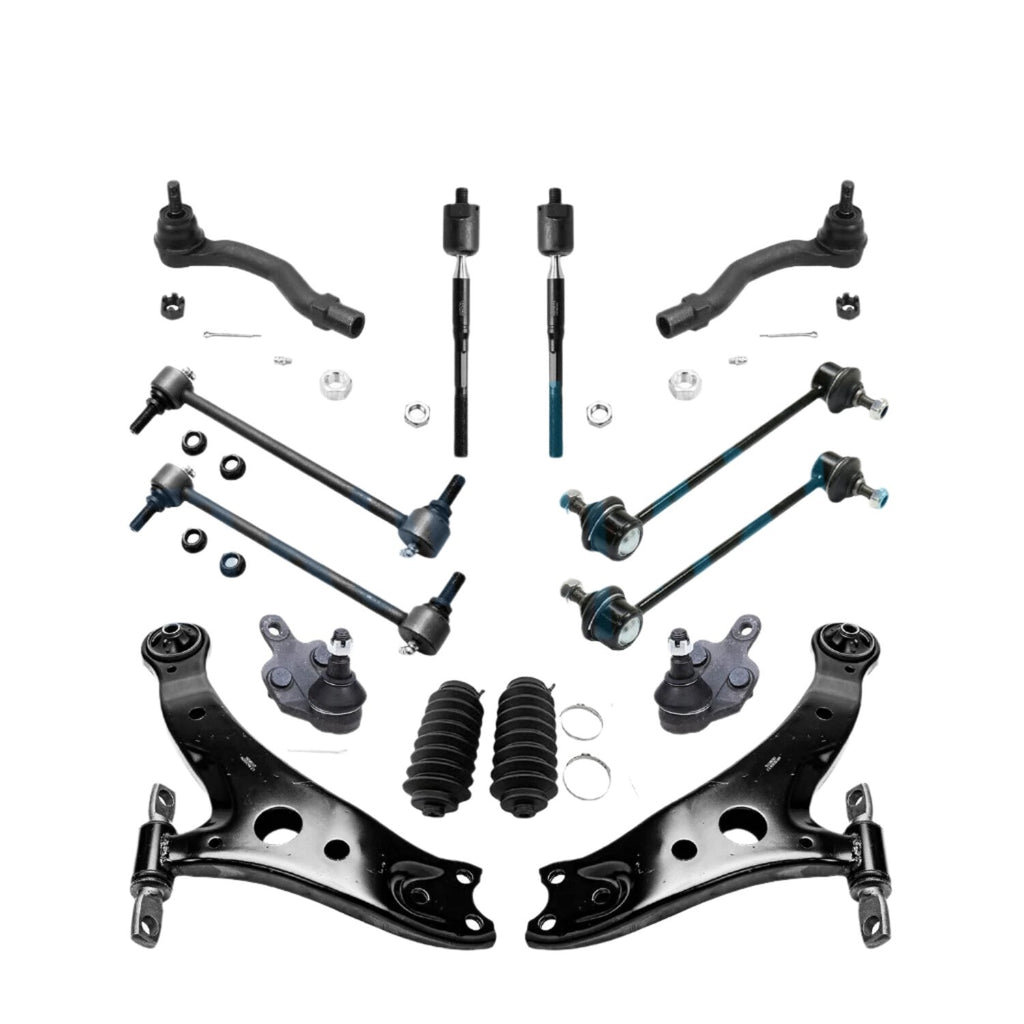 Front Lower Control Arms Tie Rod Suspension Kit for 2002 2003 Toyota Camry ES300