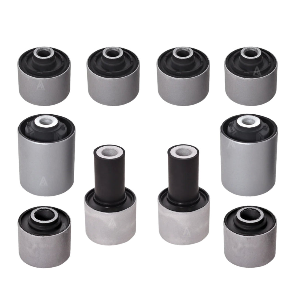 Front Upper & Lower Control Arm Bushing Kit Set 10pcs For Lexus LS460 LS600H RWD 48655-59015