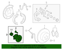 تحميل الصورة في عارض المعرض، OEM Genuine Toyota Rear Axle Hub &amp; Bearing Assembly w/ ABS Sensor 42450-06110