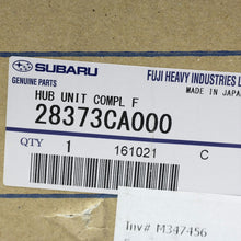 تحميل الصورة في عارض المعرض، OEM 2013-2018 Subaru BRZ Front Wheel Axle Hub &amp; Bearing Assembly NEW 28373CA000