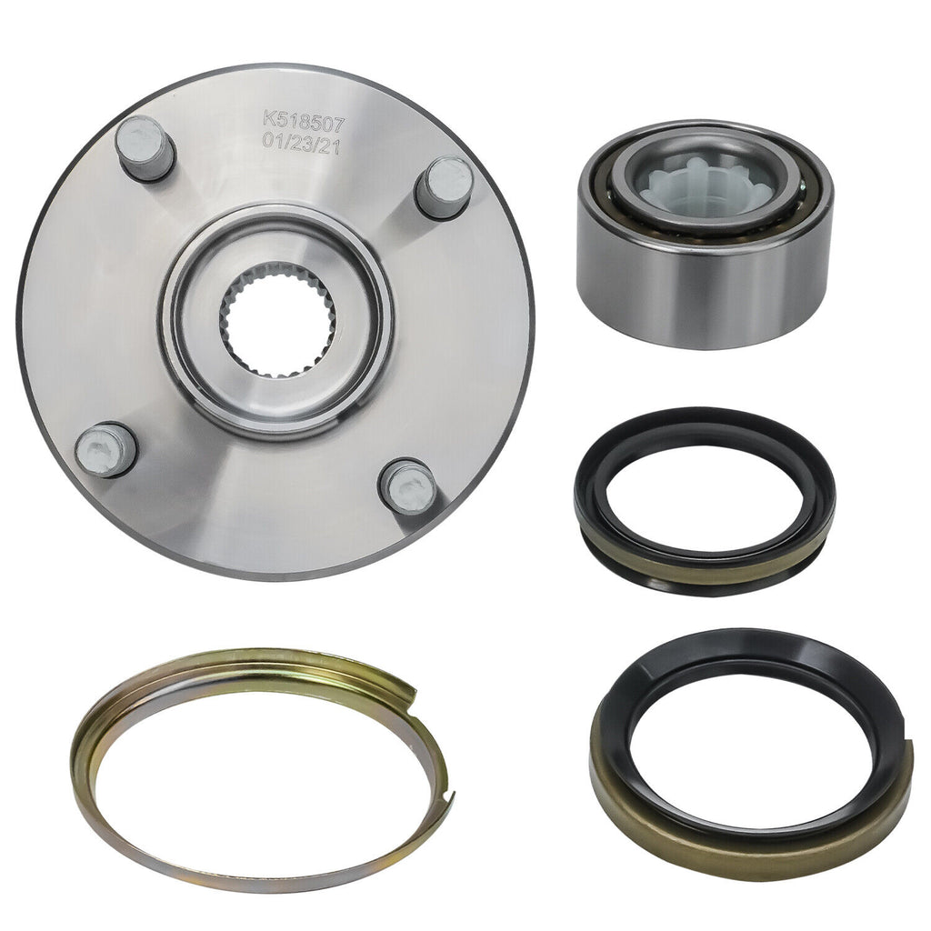 2 Front Wheel Bearing & Hubs for 1998 - 2000 2001 2002 Toyota Corolla Geo Prizm