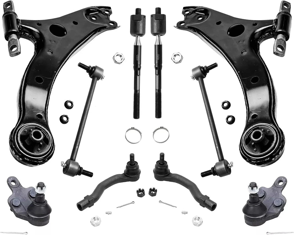 Front Lower Control Arms Tie Rod Suspension Kit for 2002 2003 Toyota Camry ES300 EV420 ES3601 - Eparts